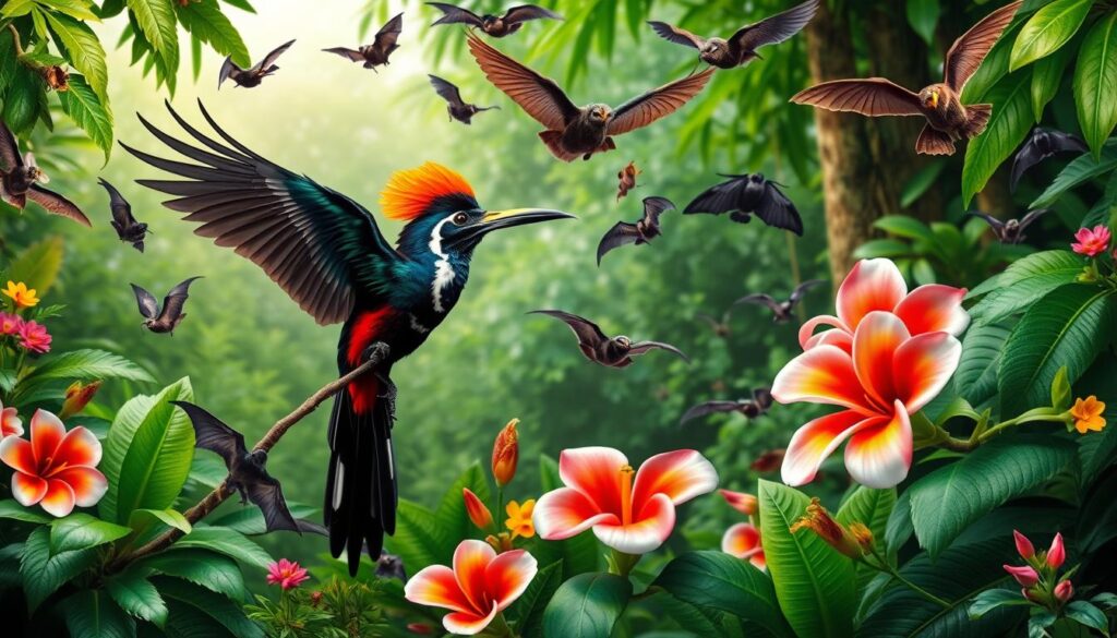 Madagassische Vogel- und Fledermausarten