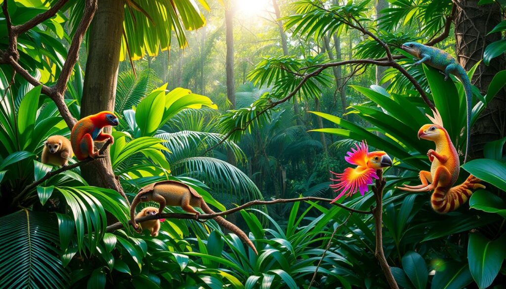 Tropische Regenwald Fauna Madagaskars