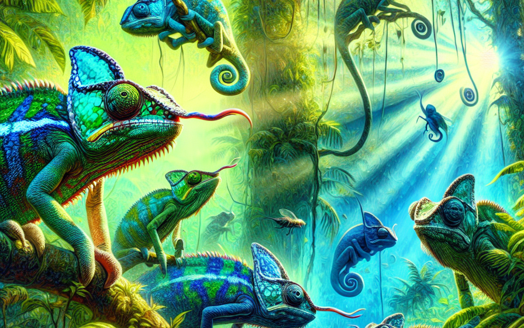 Begegnung mit den Chamäleons im Andasibe-Park