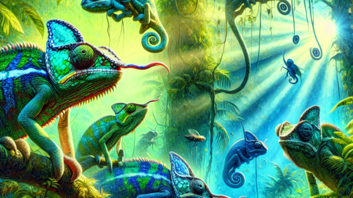 Begegnung mit den Chamäleons im Andasibe-Park