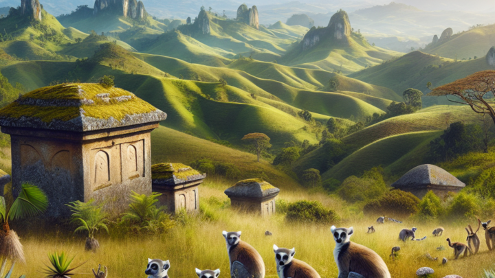 Besichtigung der uralten Gräber auf den Hügeln von Fianarantsoa