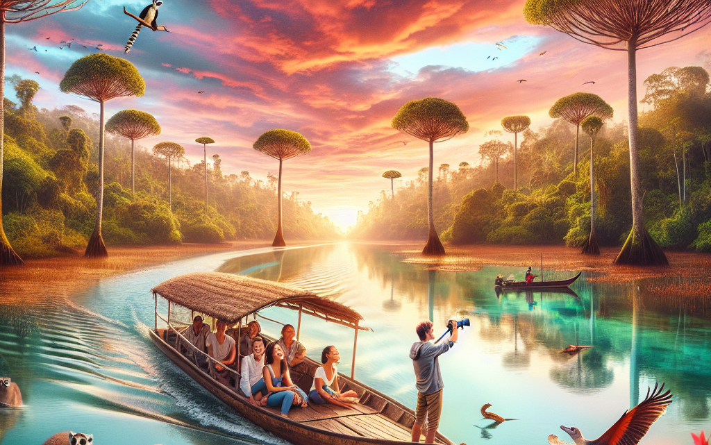 Bootsfahrt durch die Wasserstraßen von Pangalanes