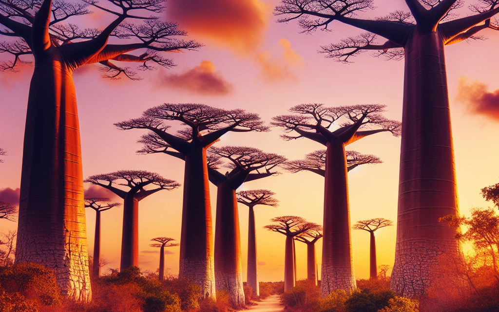 Fototour zur Baobab-Allee bei Sonnenuntergang