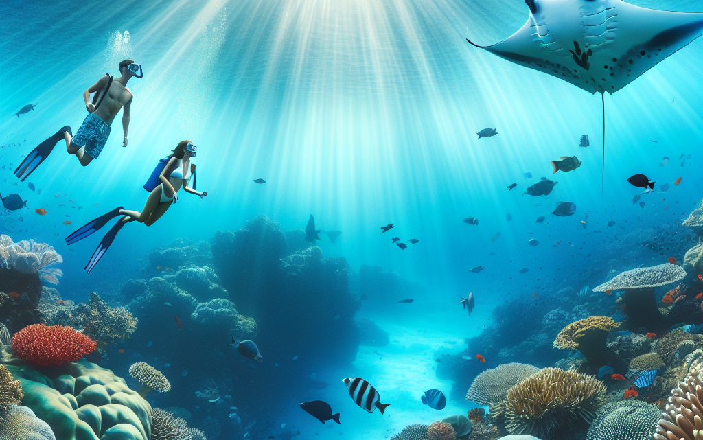 Schnorcheln mit Mantas an den Riffen von Nosy Sakatia