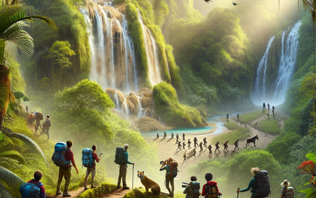 Trekking zu den versteckten Wasserfällen von Makay