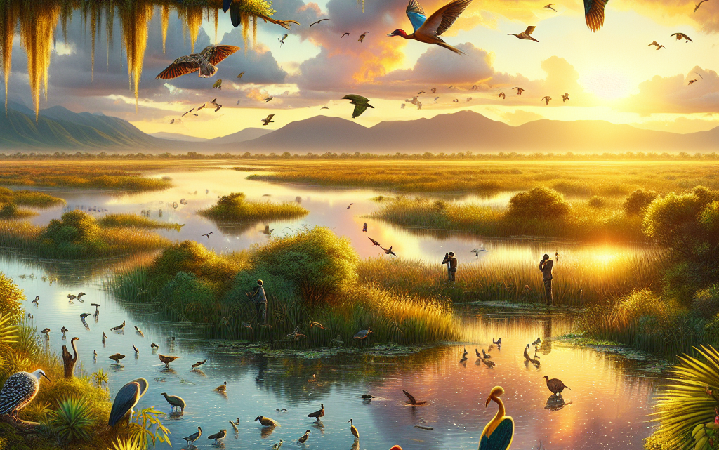 Vogelbeobachtung an den Feuchtgebieten von Alaotra-See