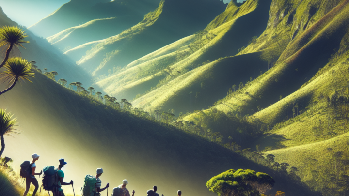 Wanderung durch die steilen Hänge des Marojejy-Gebirges