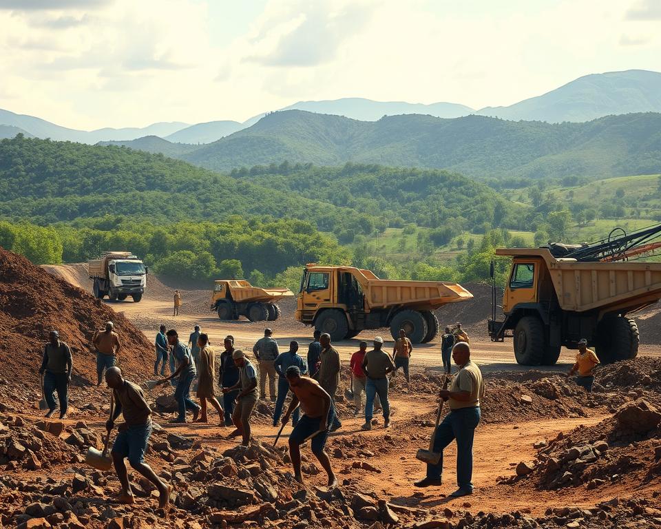 Bergbau in Madagaskar Beschäftigungsmöglichkeiten
